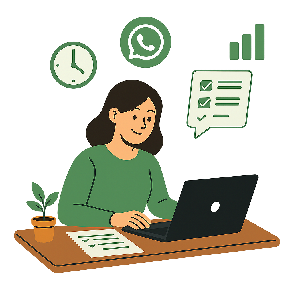 Produtividade no WhatsApp do seu escritório contábil